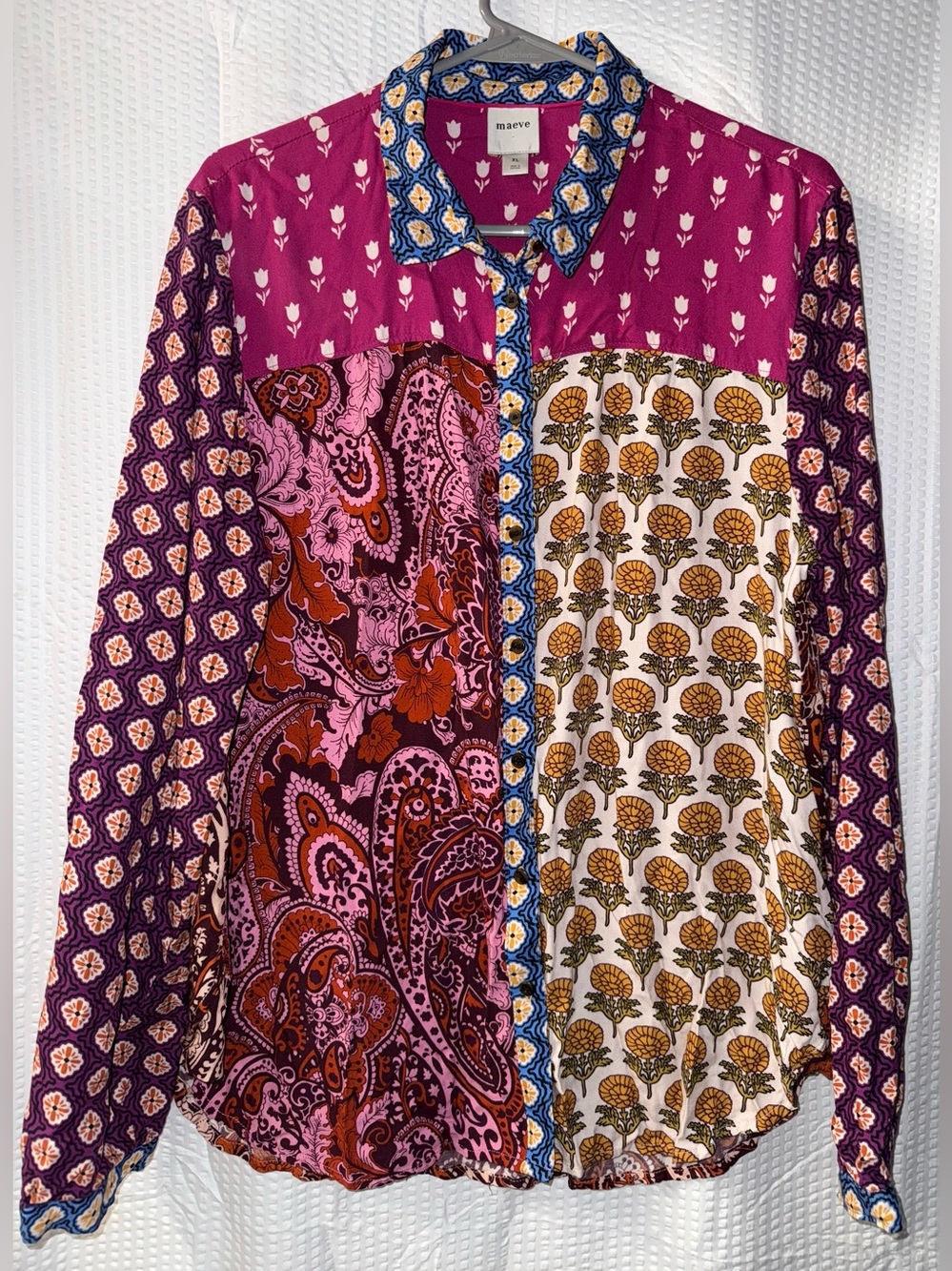 Maeve Paz Buttondown Shirt Size XL